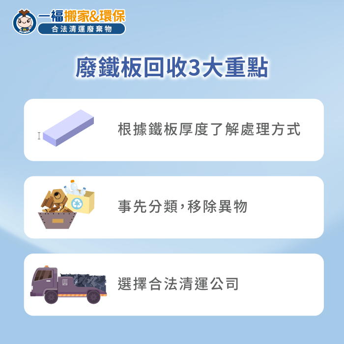 廢鐵板回收-廢棄物清運推薦