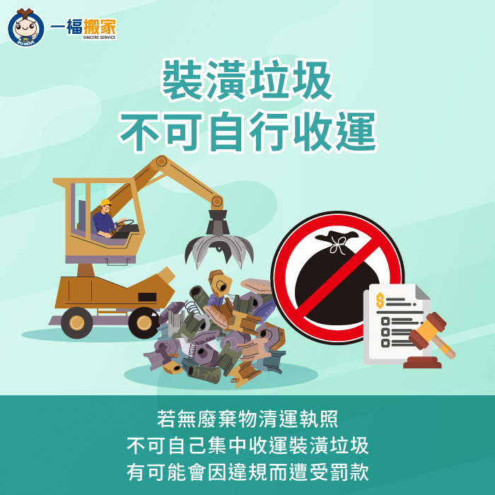 若是為了節省費用,而自行收運裝潢垃圾,可能需面臨罰則。 若自行收運裝潢垃圾可能需面臨罰則-裝潢垃圾可以丟垃圾車嗎